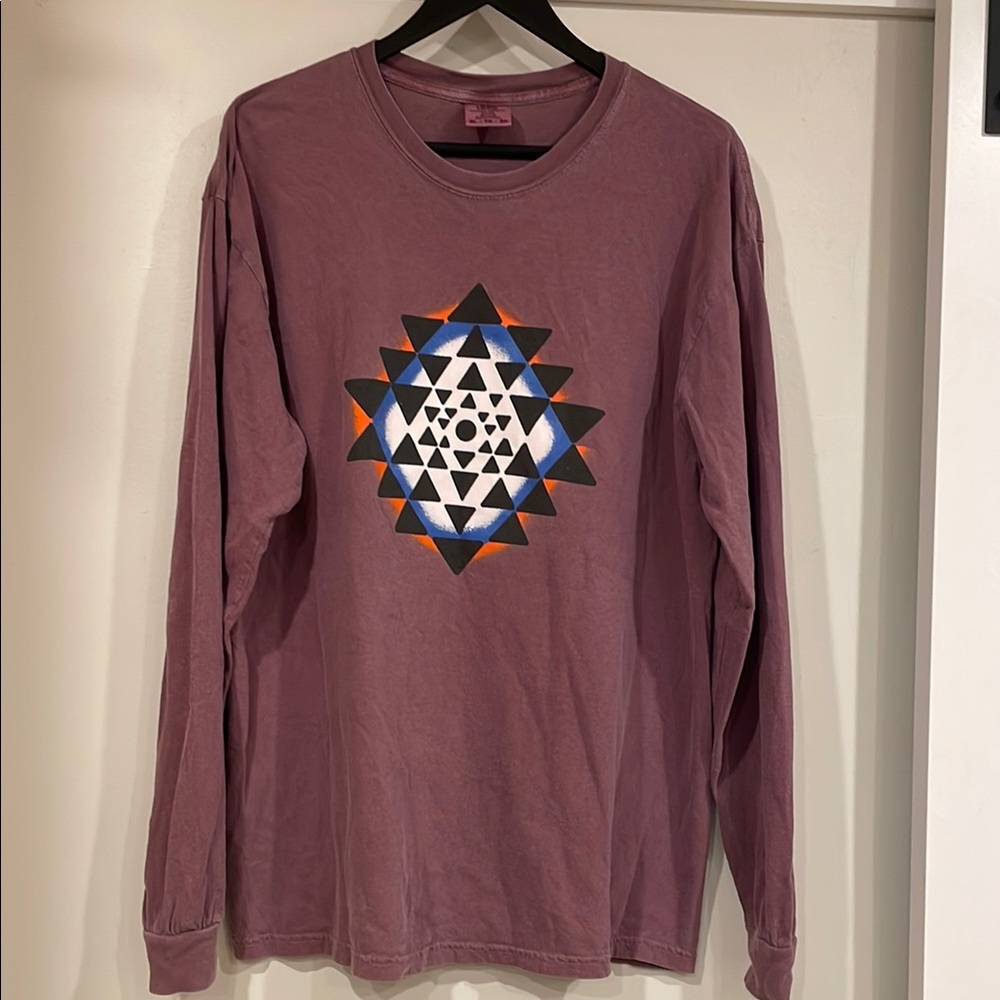 Comfort Colors Long Sleeve Tee Starburst Design
